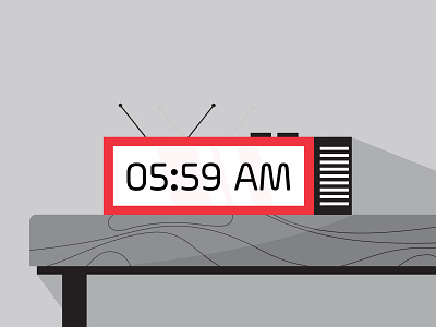 Alarm clock 2d alarm alarm clock character design explainer video illustration minimal monochrome storyboard vector visual style