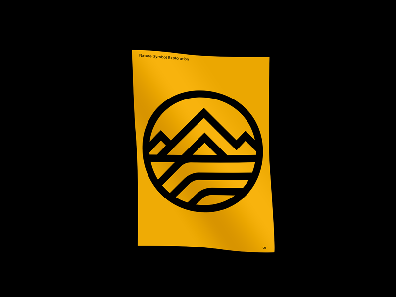 Mountain-Nature Symbol by Thoriq Al'Fatir on Dribbble