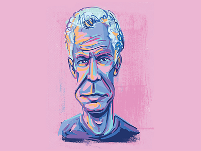 Anthony Bourdain illustration