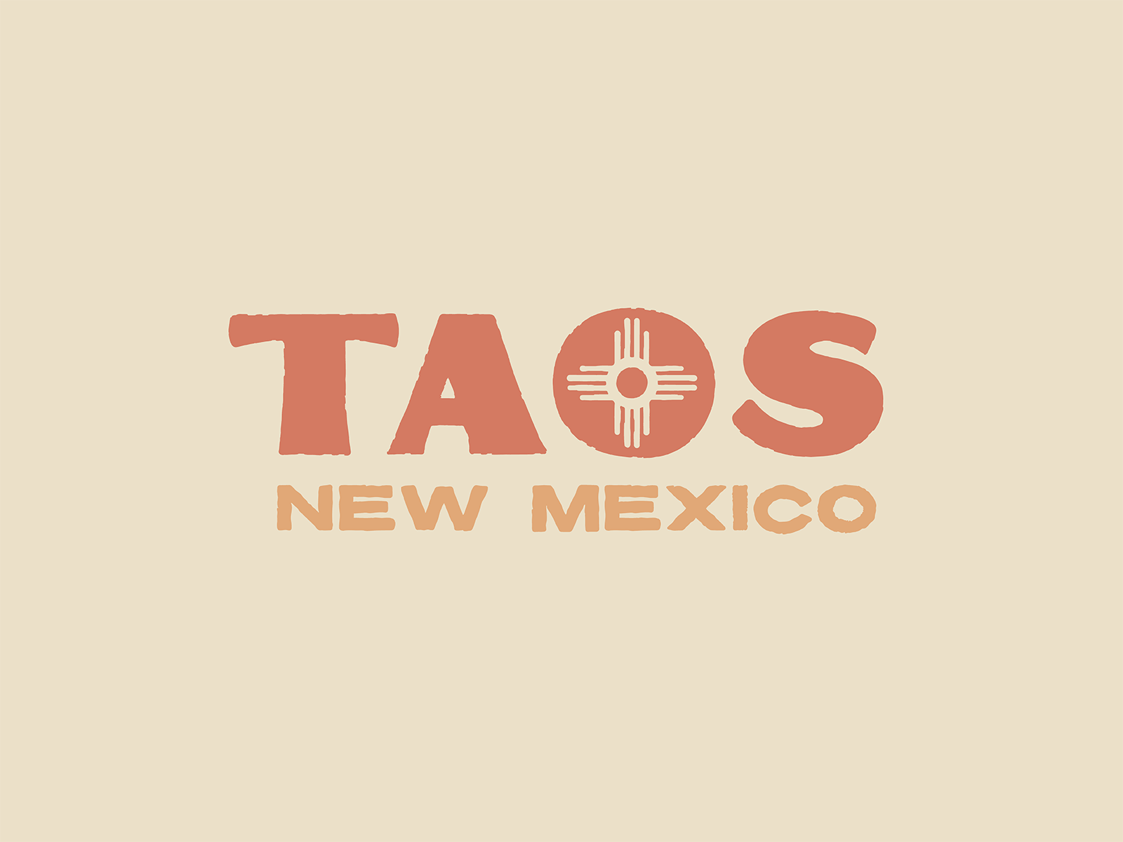 Taos, NM branding branding branding concept city branding font design logo logo design new mexico taos vector