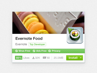 App Element Edited app banner green install popup widget