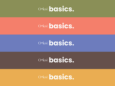 Branding Okre Basics
