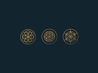 The Seed Of Life branding design geometry icon identity logo logotype mark seed of life