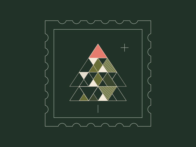 Happy Holidays 2019 año nuevo branding christmas coral geometric holidays icon illustration minimalist navidad new year pantone texture vector