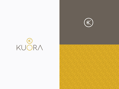 Kuora apartments branding costa rica geometric icon iconography identity logo logotype mark pattern real estate typography vector