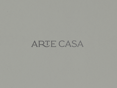 Logotype - Arte Casa brand design brand identity branding design identity logo typography