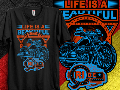 Motorbike Ride T-shirt Design