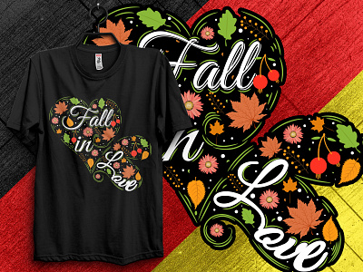 Autumn Fall T-shirt Design