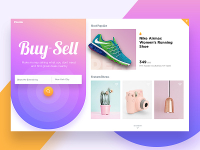 Pasale Landing Page clean ecommerce landing page landing page material product showcase ui ux website
