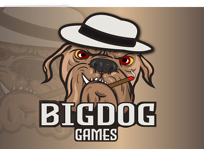 Big Dog Games adobe illustrator cartoon character graphic design illustration logo logo character logo designer mascot logo mascot logo creator mascot lover vector art vector illustration