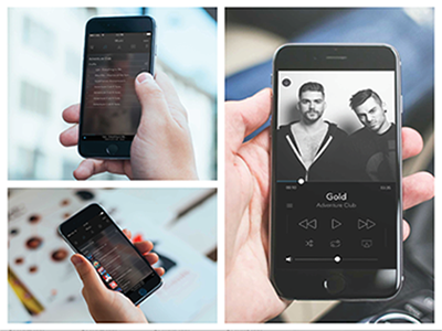 Buzznog Music Player design music player ui