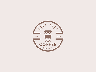 Coffee Spot brandidentity branding coffee creativedesign logo lounge wordmark