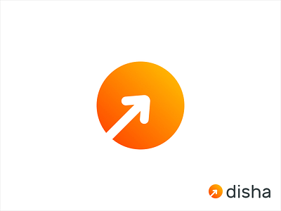 Disha Logo branding creative digital growth icon iconset illustration lineicon mark symbol ui ux