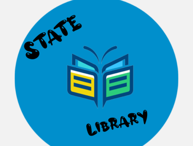 Let's get reading!!!!! Shall we? illustration library logo