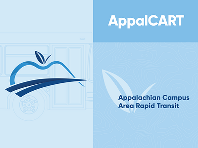 AppalCart Logo v1 boone bus design icon icons illustration logo north carolina public transport type