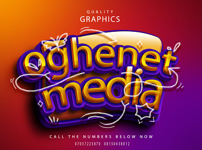 Oghenet media graphic design