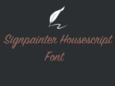 signpainter housescript semibold free font