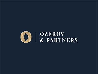 Ozerov and Partners attorney branding class classy design gold gradient icon identity law lawyer logo logotype luxury mark minimal monogram o letter symbol vector