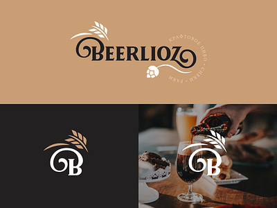Beerlioz beer brand branding brewery craft beer design icon identity letter b logo logotype mark symbol typography vector