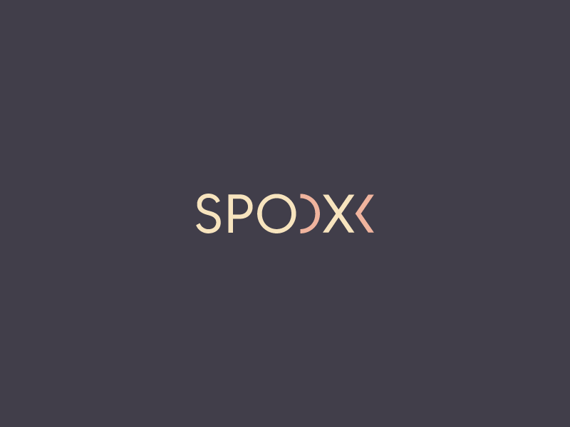 Spooxx typography simple minimalist logotype logo identity icon graphics branding