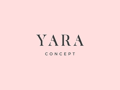 Yara Concept boutique branding fashion graphics icon identity logo logotype minimalist simple typography
