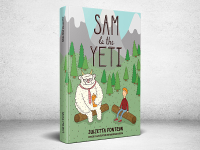 Sam and the Yeti - Book Cover book book cover childrens book illustration illustrator yeti