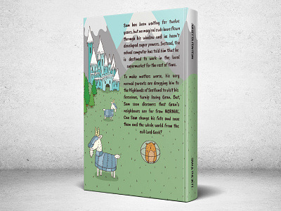 Sam and the Yeti - Book Cover book book cover childrens book illustration illustrator yeti