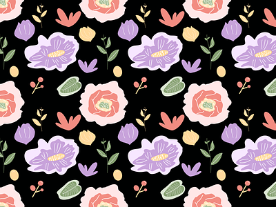 Floral Pattern branding design illustration