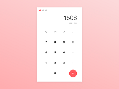 Daily UI #004 Calculator 004 calculator dailyui design ui