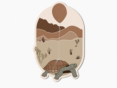 Joshua Tree Magnet Tortoise