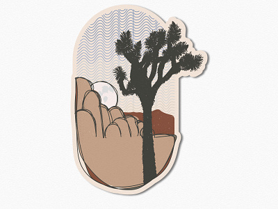 Joshua Tree and Rocks adobe adobe illustrator desert design designer graphic graphicdesign illustraion tablet tablet design vector vector art vector illustration