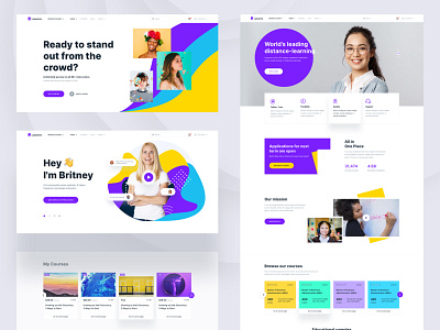 E-Learning Platform by Design Monk 🐙 for JoomShaper on Dribbble