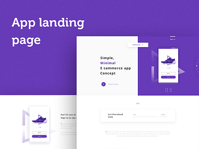 App landing Page