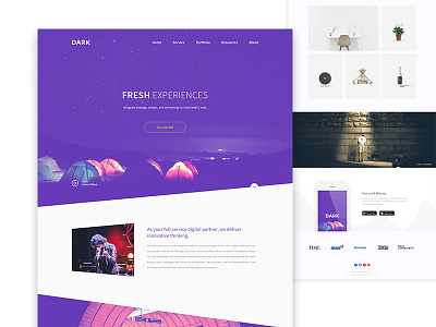 Dark web Concept consultant corporate graphic design redesign user experience user interface