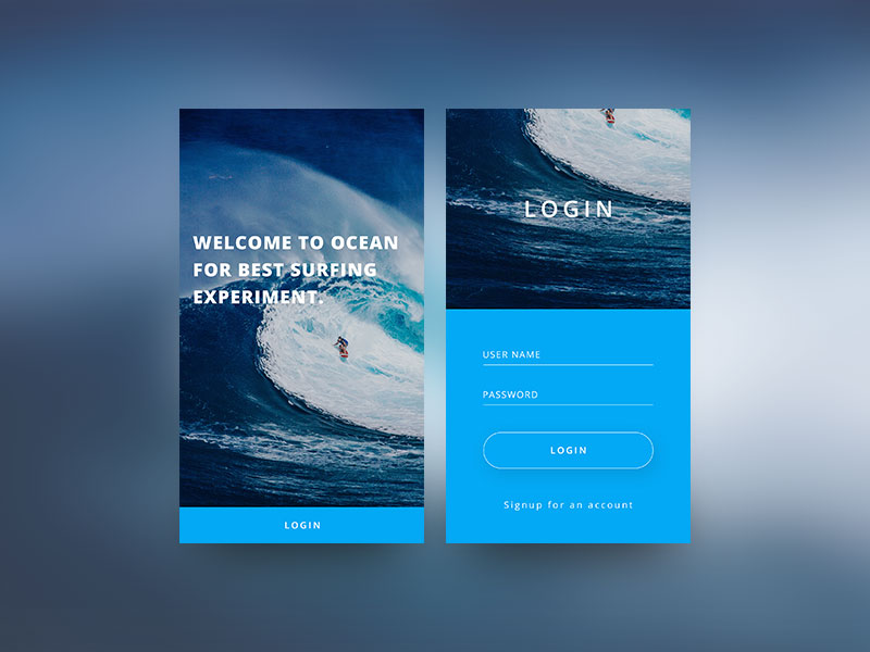 Login screen experiment by Mohammad shohag 🐙 on Dribbble