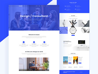Insane android apps business consultancy corporate design graphic designer hire ios landing page psd scree