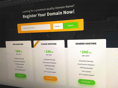 Pricing plan Exploration buiness clean creative design domain hosting layout mockup psd web design wireframe