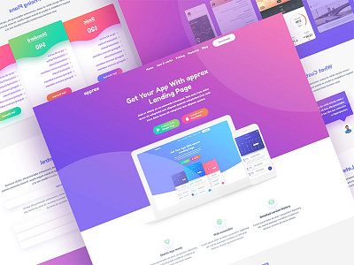 Apprex - App Landing page Template