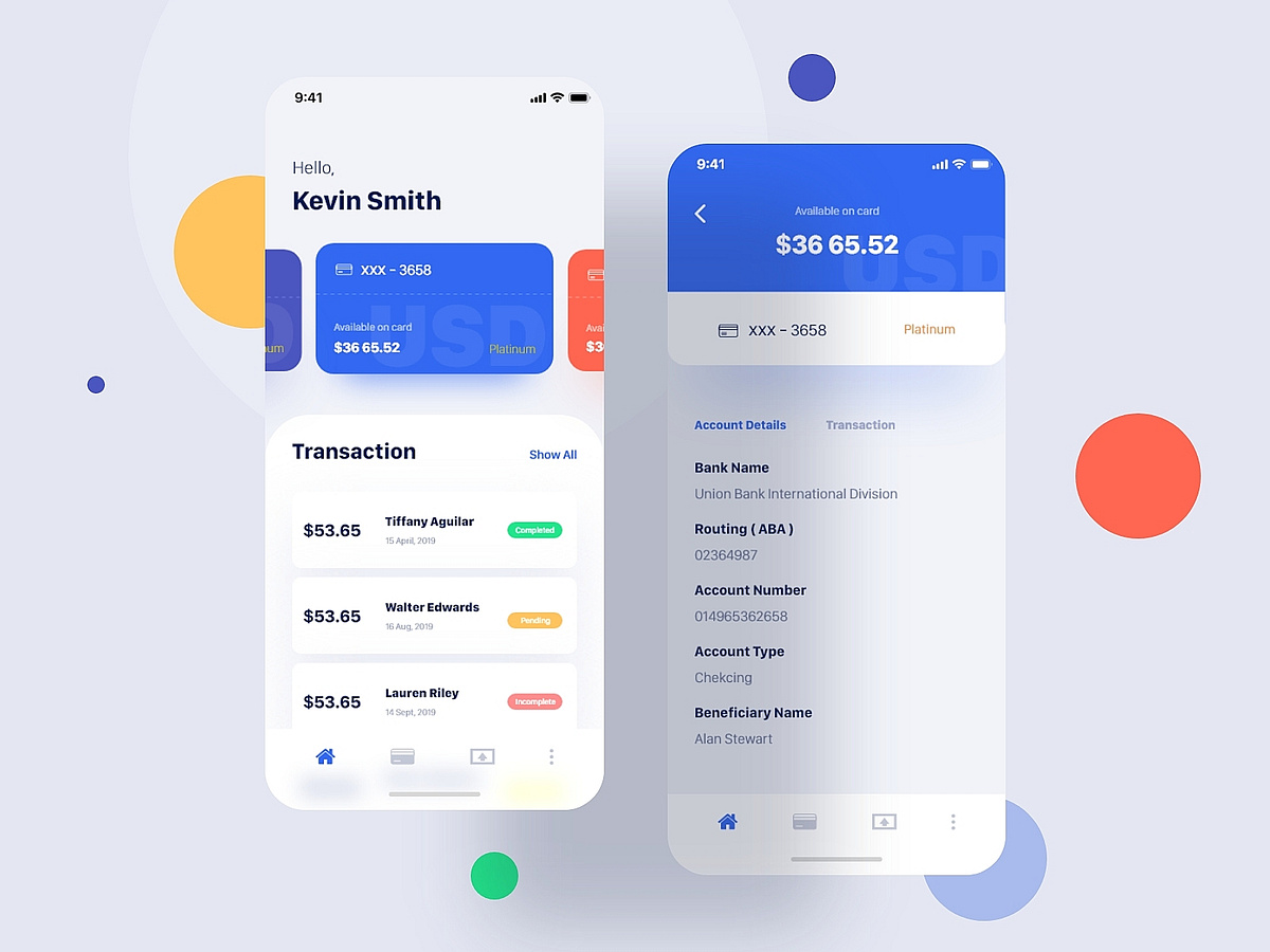 Digital Payment transaction app screen by Mohammad shohag 🐙 on Dribbble