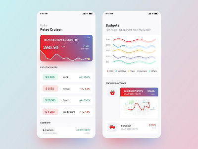 Money management apps Concept