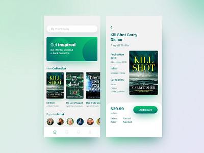 E-book iOS app Concept