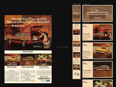 70s web design: adaptation process