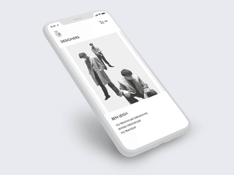 Retail Fashion Concept adobe xd clothing collection ecommerce fashion principle prototype retail shopping sketch ui ux