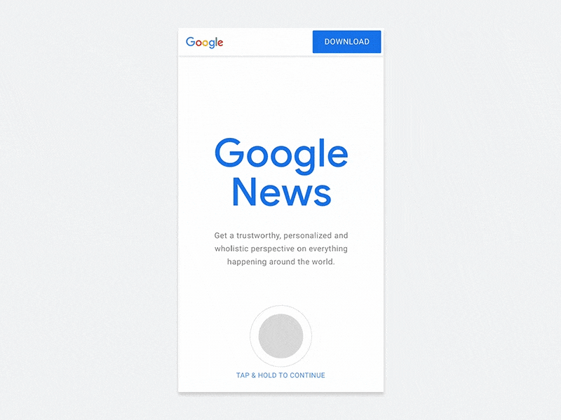 Google News Rough Wireframe Concept adobe xd google landing page news principle prototype sketch ui ux