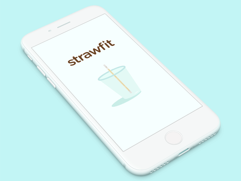 Strawfit Loading Animation animated animation design gif interface loader loading microinteractions mobile noct user experience