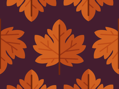 Leafy Pattern autumn cool fall halloween leaf october orange purple tree