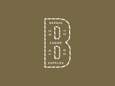 Barque Graphic design dog icon logo mark typography