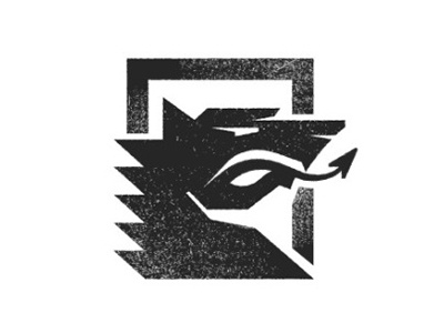 Logo Concept dragon identity logo mark