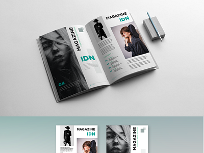 Magazine Design . Cover Book Design