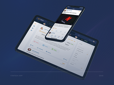 Netvest – FinTech app android app design fintech icon investing ios ui ux web